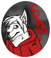 Samdawg Badge by SpeckledLove