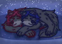 眠いオオカミたち