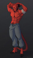 Comm: Sleepy Hellboy