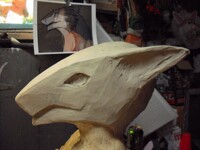 Sergal head sculpt