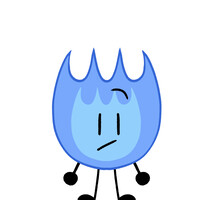 Art-Blue Fiery Monster