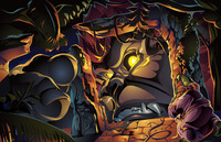 Corbel in His Jungle Lair