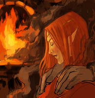 Mairon's Seduction- unfinished doodle