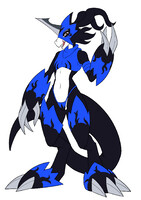 Dageroth, blue Flamedramon