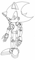 coloring page 6 - Shard the Metal Sonic by Xaolin26 on DeviantArt