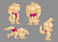 Wolf from Dyna Gear arcade game