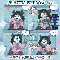 Bathroom boredom