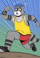 Going on a run (Commission)