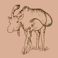 Moose-Treehopper Unicorn Sketch