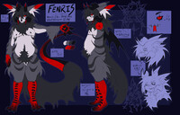 FENRIS - fursona ref