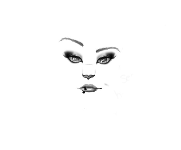 Face doodle by TigraFrostbite -- Fur Affinity [dot] net Face doodle by TigraFrostbite