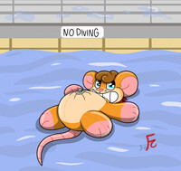 Just chilling in the water