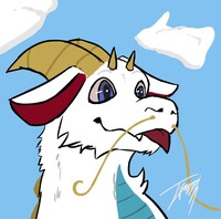 Noodle Blep in the Sky