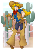Cowgirl Peach : FanArt