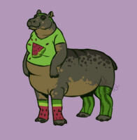OPEN: Butch Pygmy Hippo Taur Adopt