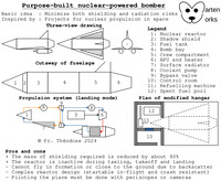 Purpose-built nuclear-powered bomber