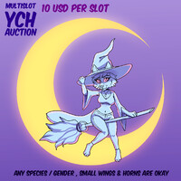 [YCH] Halloween new moon witch | multislot