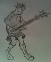 Wolf Guitarist