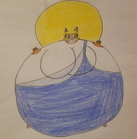 Inflated Afro Coco Bandicoot