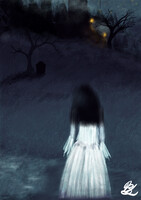 The woman in the lake