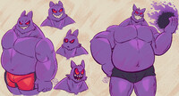 grin of a big gengar