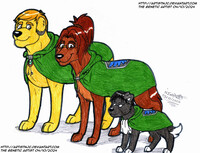 AoT Doggos: Scout Trio