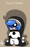 Clowntober: Day 4: Domino