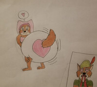 Padded Maid Marian Twerk Off