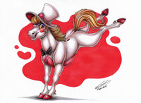 Lucifer horsin' around