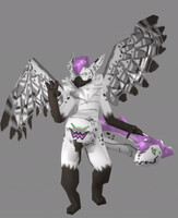 Owl creature (Commssion) (turntable)