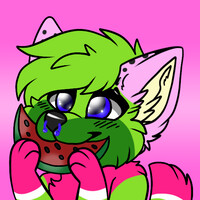 Cantaloup eat watermelon