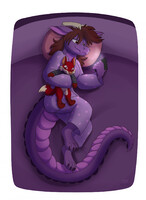 Sunny in bed watching YouTube by Orlando Fox