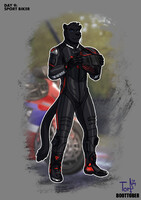 BootTober day 9: Sport Biker