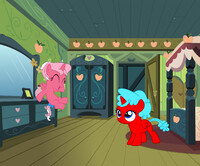 Peach Sisters Excited