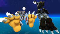 WarGreymon Torsos in Space