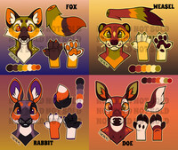 Autumn Fursuit styled Adopts!