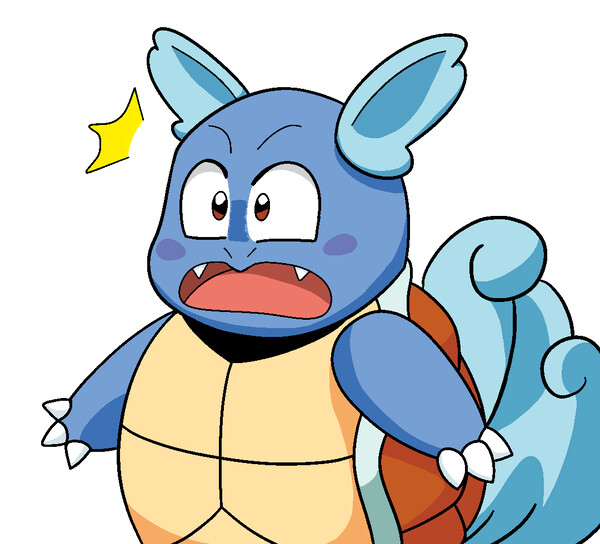 Wartortle Emote - Shocked by Trejowauk -- Fur Affinity [dot] net Wartortle Emote - Shocked by Trejowauk