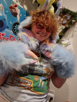 Pastel Rainbow Jackalope