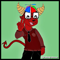 Abner The Demon Teacher!-Comish for Nicolai
