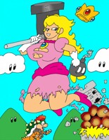 peach the worrior princess