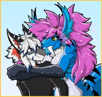 Guterson and Xenya having a good time together