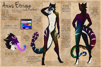 Arcus Etrique (Rainbow) SFW Ref Sheet