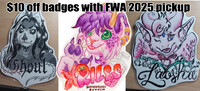 DISCOUNTED BADGES FOR FWA25