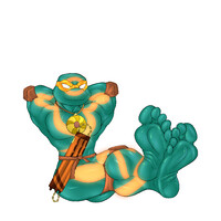 2003 Mystic Turtle Feet SFW w/o Shells - Mikey