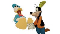 Goofy Tickling Donald Duck's Feet 1