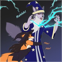 Witch and Wizard by Kitsunewaffles-chan