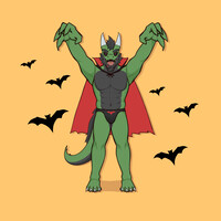 Trick or treat! Grrrrr... Let me bite your neck!