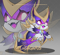 [Sold] Adopt Pokefusion Victini+Lunala.