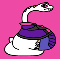 Extra Large Serpentine: Pythor (Crystalized)