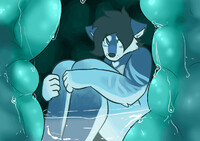 Vore animation for HellaMemes (version 1 : Glowing belly)